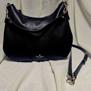 Kate Spade Black Leather Shoulder Bag
